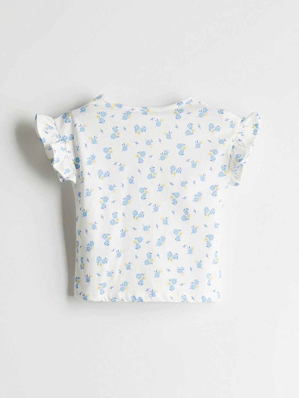 Crew Neck Ribbon Detail Girls T-Shirt -S5OO92Z1-LRA