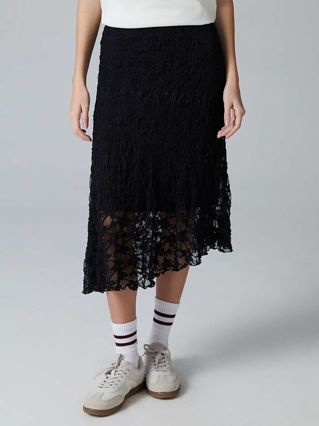 Teenage Girl BLACK Skirt -S5OP04Z4-CVL