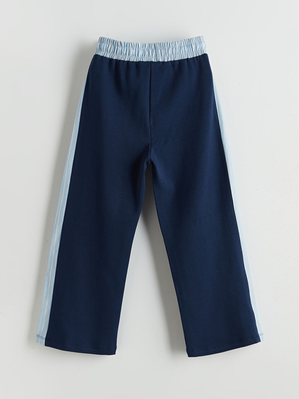 Lacivert Bisiklet Yaka Kız Çocuk Tişört ve Pantolon-4