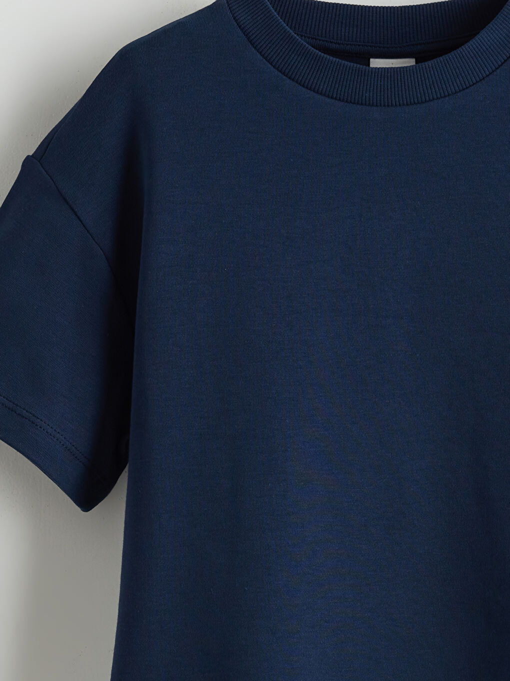 Lacivert Bisiklet Yaka Kız Çocuk Tişört ve Pantolon-5