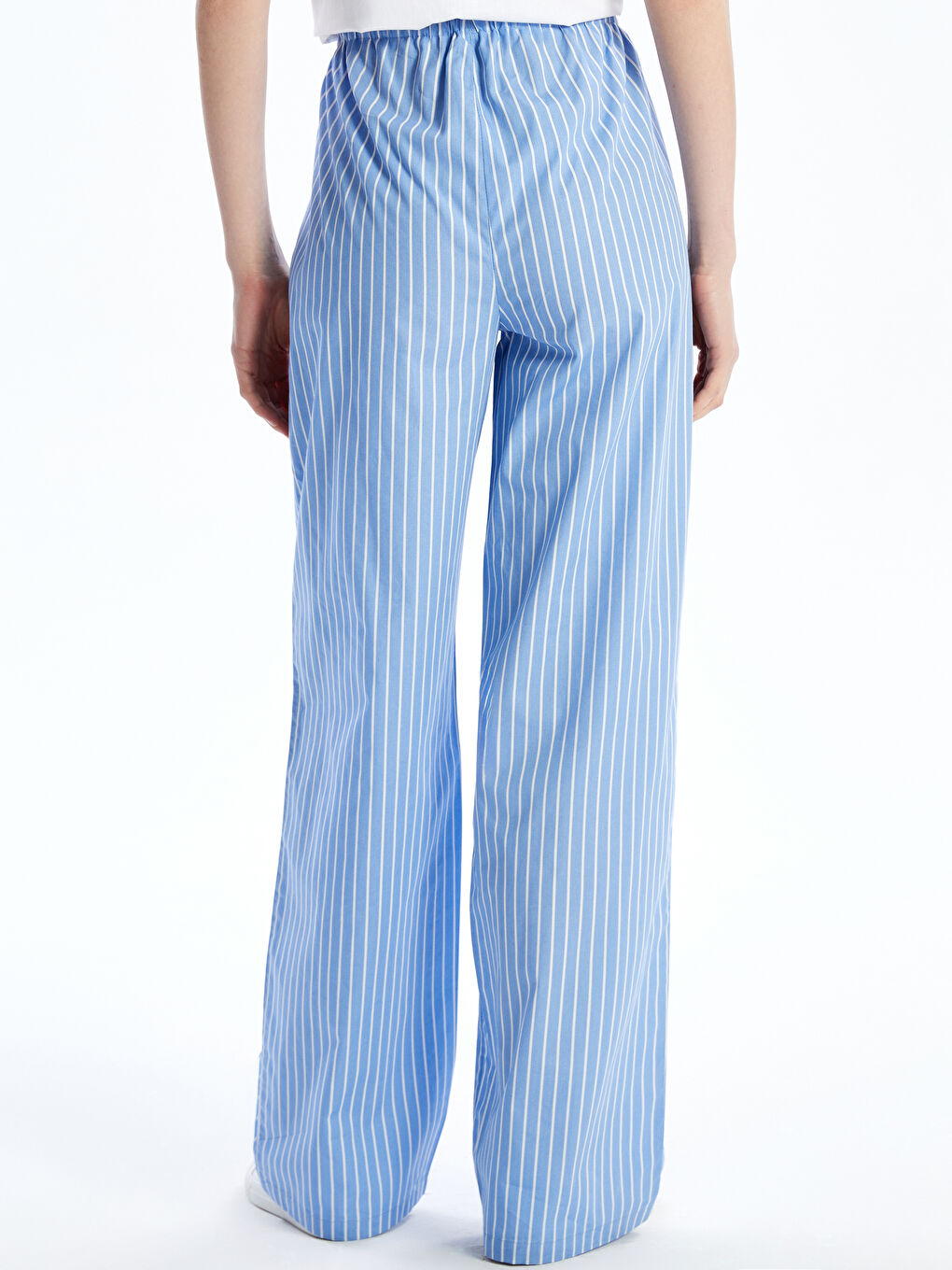 Woman BLUE Trousers -S5OP40Z8-LEN