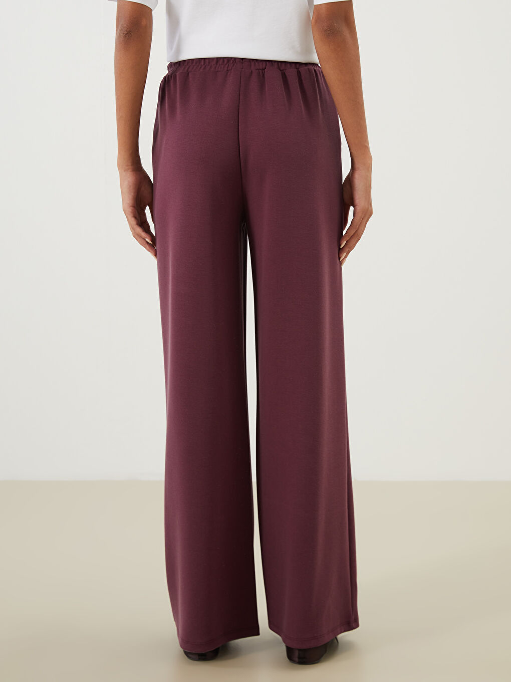 Mürdüm Beli Lastikli Kadın Spor Eşofman Altı-3