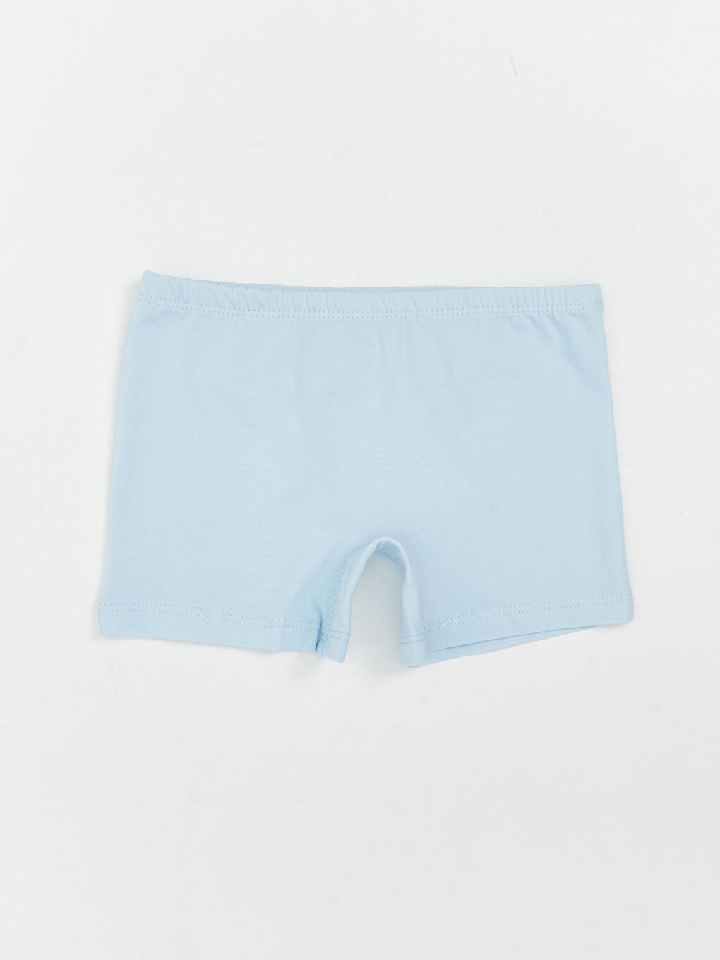 Mavi Beli Lastikli Basic Kız Çcuk Boxer