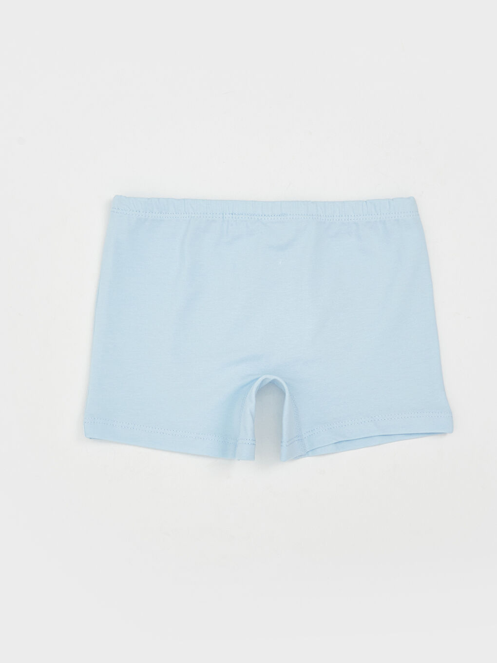 Mavi Beli Lastikli Basic Kız Çcuk Boxer-1