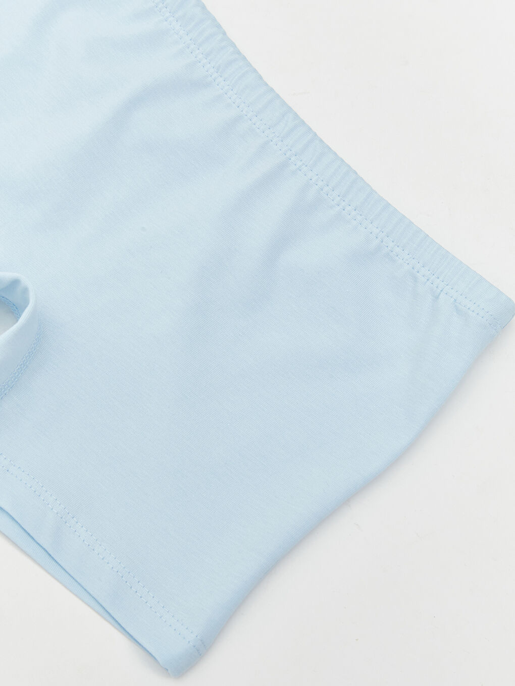 Mavi Beli Lastikli Basic Kız Çcuk Boxer-2