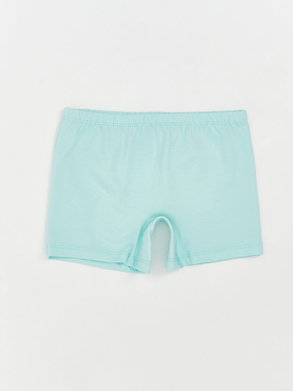 Mavi Beli Lastikli Basic Kız Çcuk Boxer