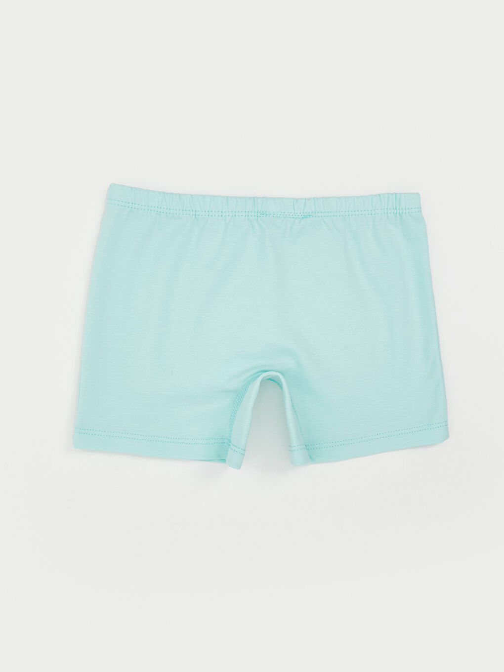 Mavi Beli Lastikli Basic Kız Çcuk Boxer-1