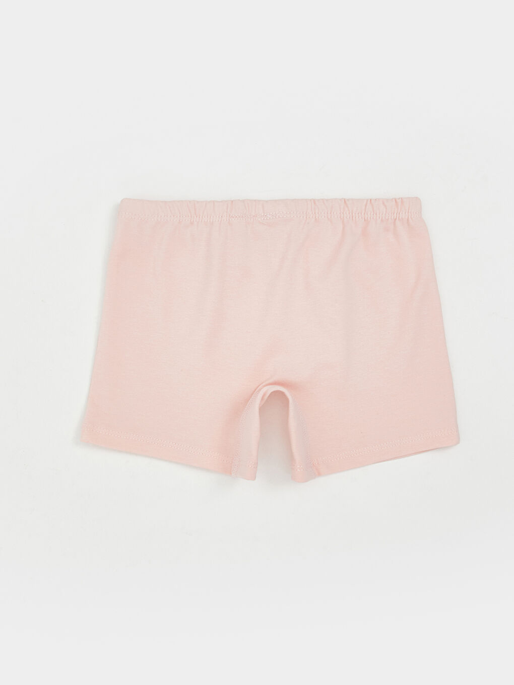 Pembe Beli Lastikli Baskılı Kız Çcuk Boxer-1