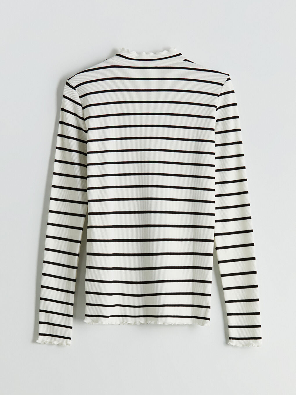 Funnel Neck Striped Women's Body -S5OP87Z8-LEG