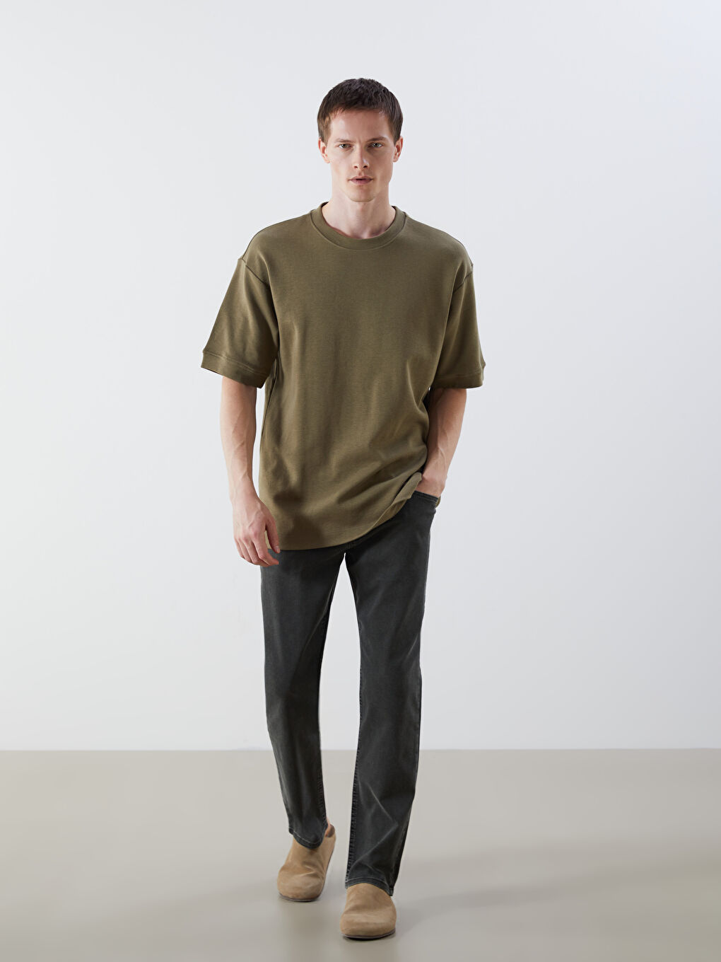 Haki 779 Regular Fit Erkek Jean Pantolon