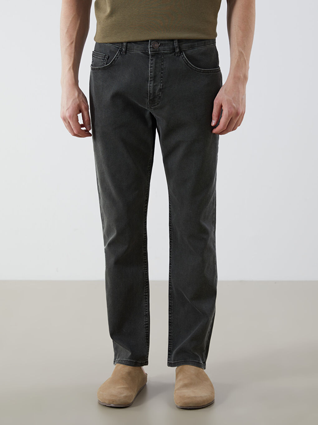 Haki 779 Regular Fit Erkek Jean Pantolon-1