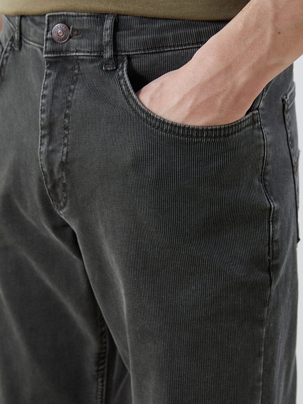 Haki 779 Regular Fit Erkek Jean Pantolon-2