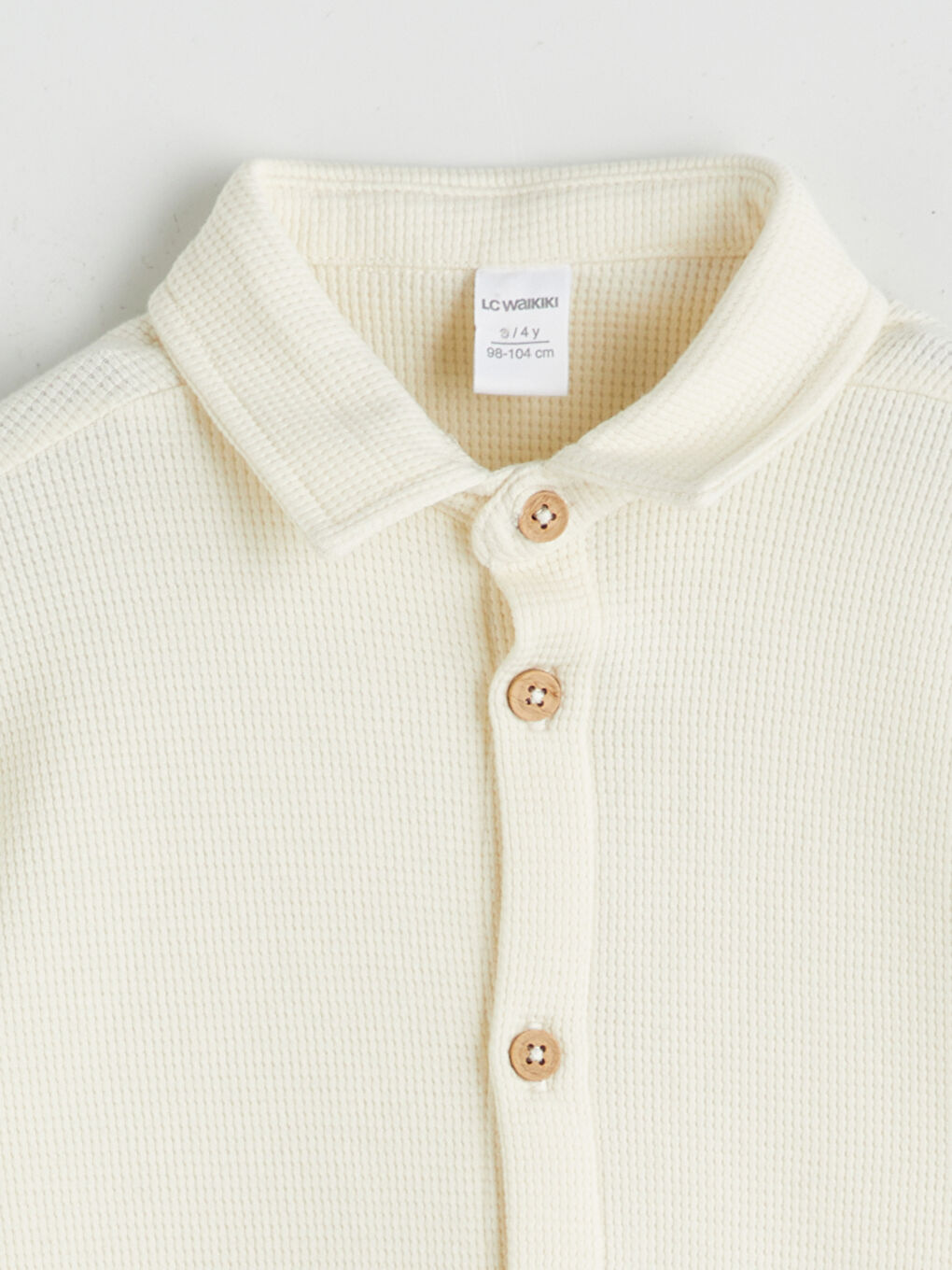 Gri Kısa Kollu Basic Erkek Çocuk Gömlek-2