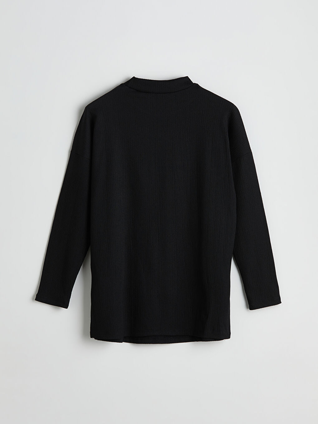 LCW Modest Siyah Dik Yaka Kadın Tunik - 5