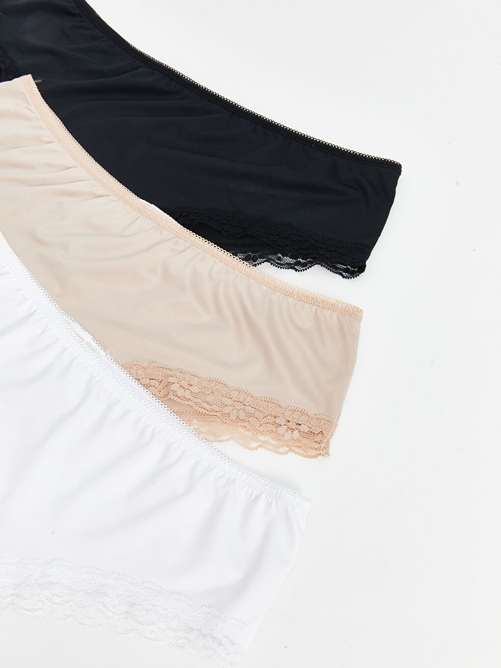 Бразильские трусики с кружевной отделкой, комплект из 3-х штук-8