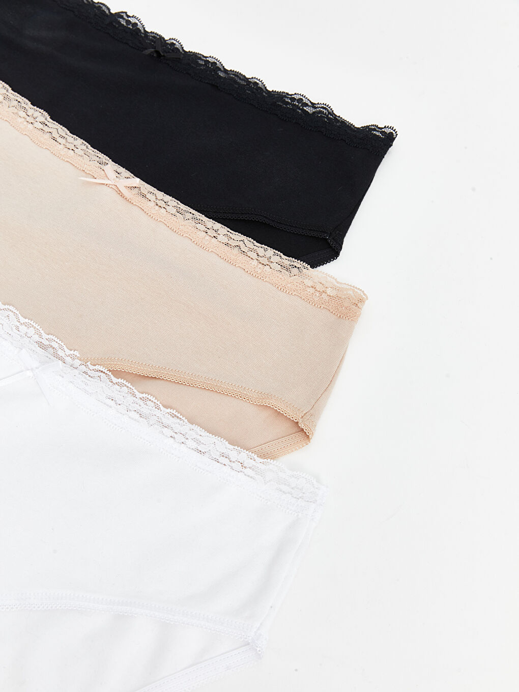 Lace Detail Bikini Knickers 3-Pack-2