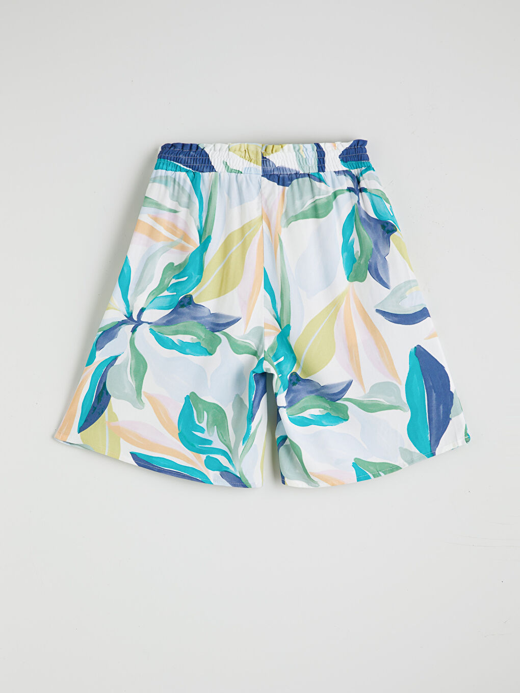 Elasticated Waist Floral Women's Shorts -S5OQ72Z8-LQQ