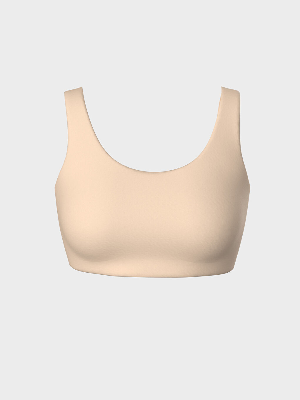 Pembe Balensiz Dolgusuz Düz Sporcu Sütyeni