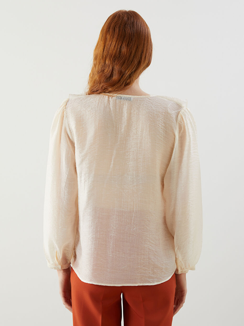 LCW Vision V Neck Women's Blouse -S5OR02Z8-R9J
