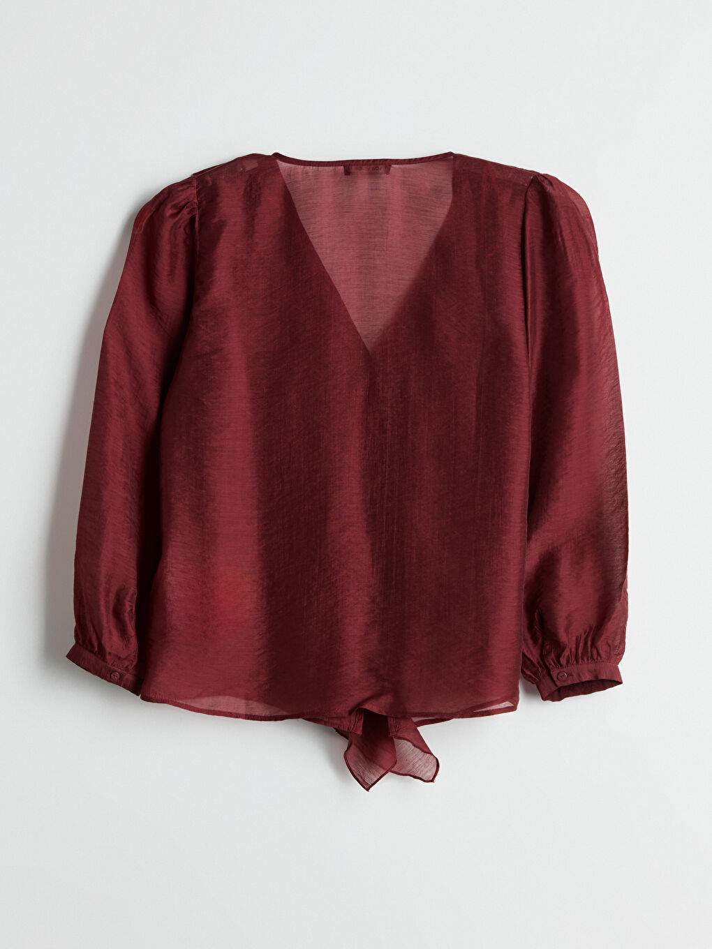 LCW Vision V Neck Women's Blouse -S5OR02Z8-YHR