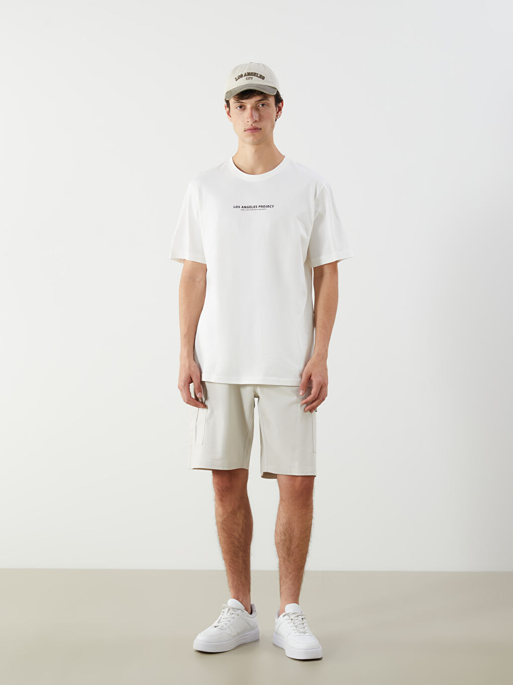 XSIDE Crew Neck Printed Jersey Men's T-Shirt -S5OR11Z8-R9J