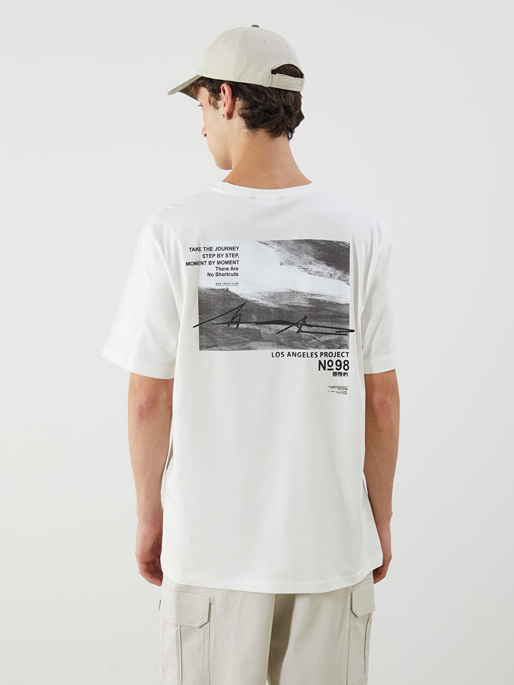 XSIDE Crew Neck Printed Jersey Men's T-Shirt -S5OR11Z8-R9J