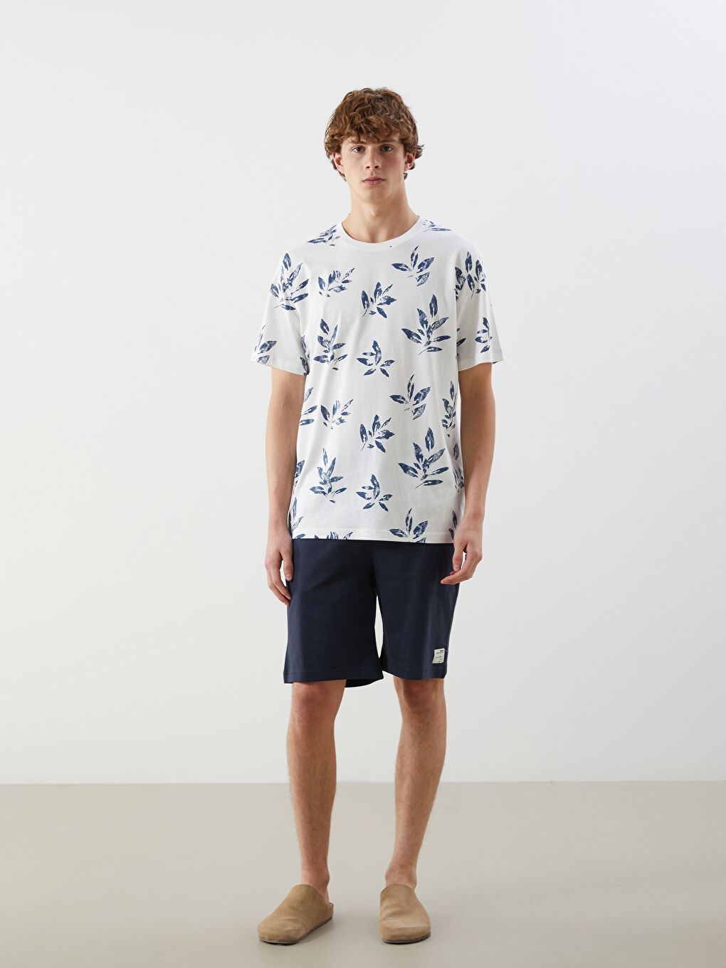 XSIDE Crew Neck Printed Jersey Men's T-Shirt -S5OR12Z8-R9J