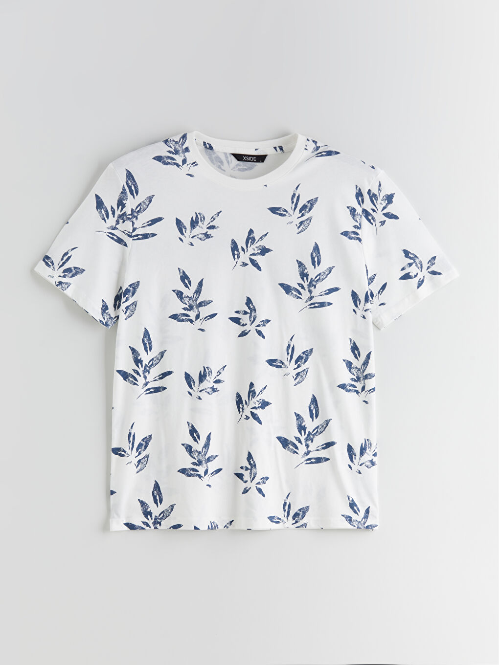 XSIDE Crew Neck Printed Jersey Men's T-Shirt -S5OR12Z8-R9J