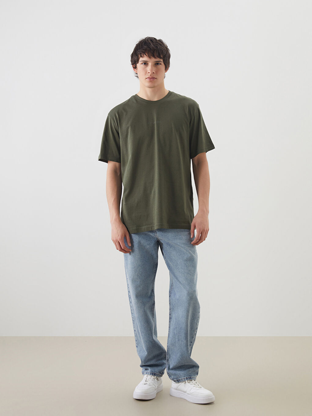 XSIDE Crew Neck Printed Jersey Men's T-Shirt -S5OR15Z8-HDQ