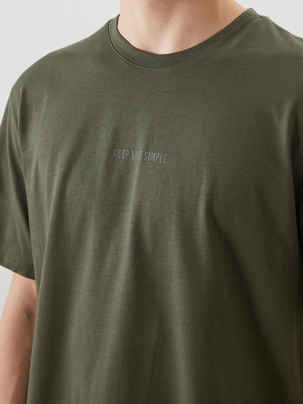 XSIDE Crew Neck Printed Jersey Men's T-Shirt -S5OR15Z8-HDQ