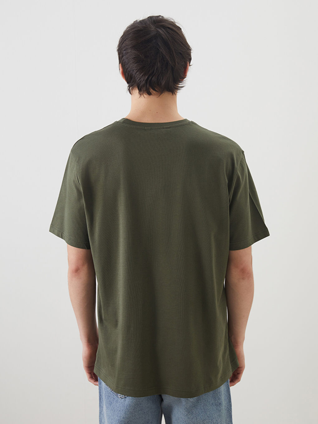 XSIDE Crew Neck Printed Jersey Men's T-Shirt -S5OR15Z8-HDQ