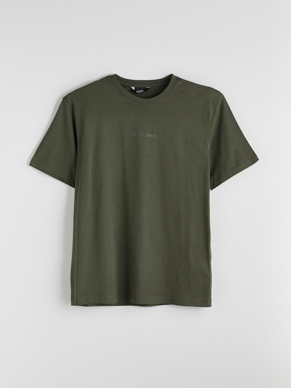 XSIDE Crew Neck Printed Jersey Men's T-Shirt -S5OR15Z8-HDQ