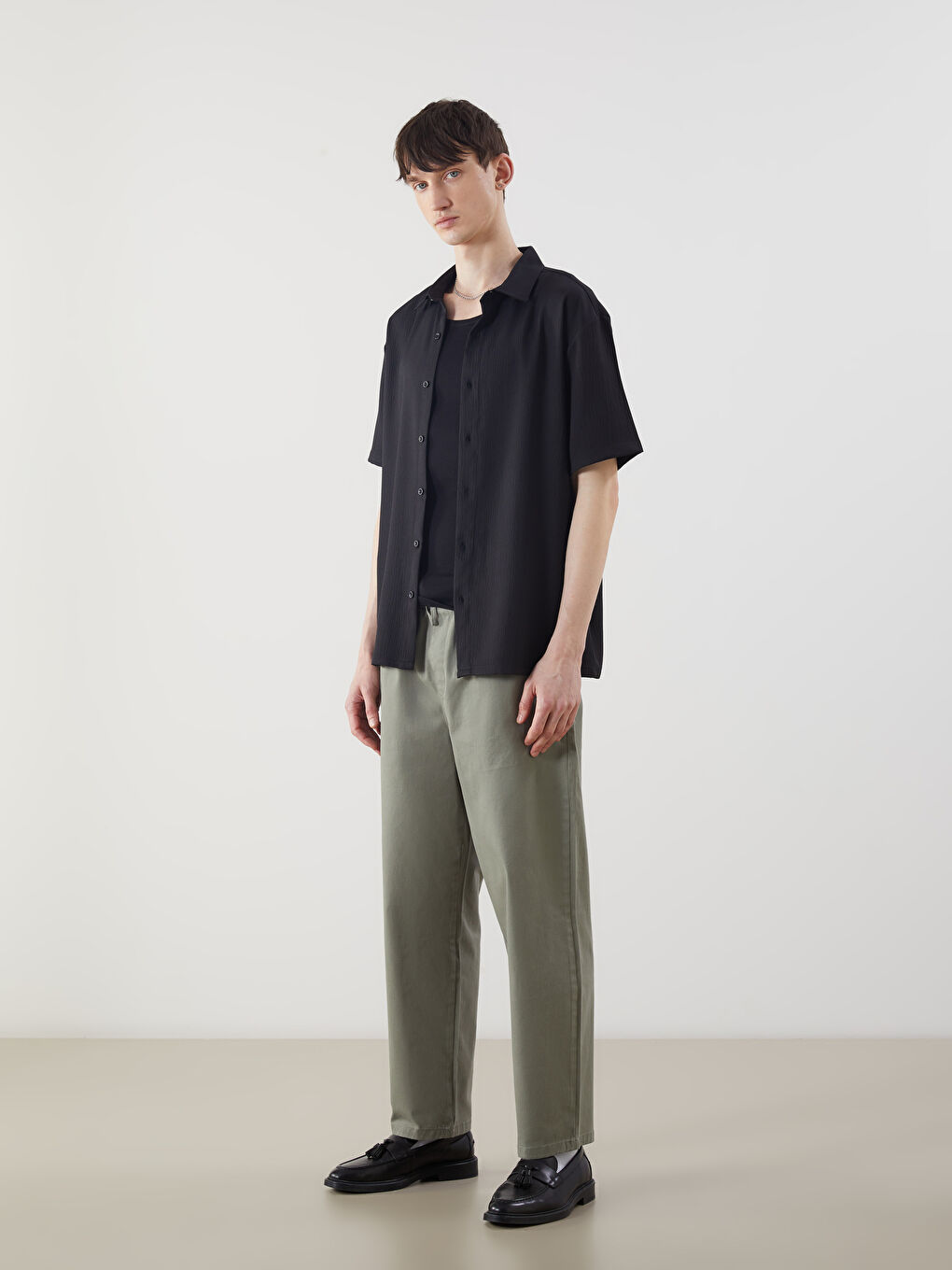 Relaxed Fit Men's Trousers -S5OR19Z8-Z3Q
