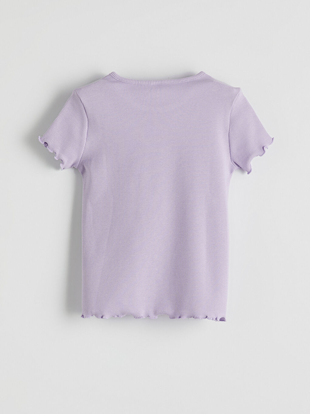 Crew Neck Kuromi Printed Girls' T-Shirt -S5OR22Z1-G0W