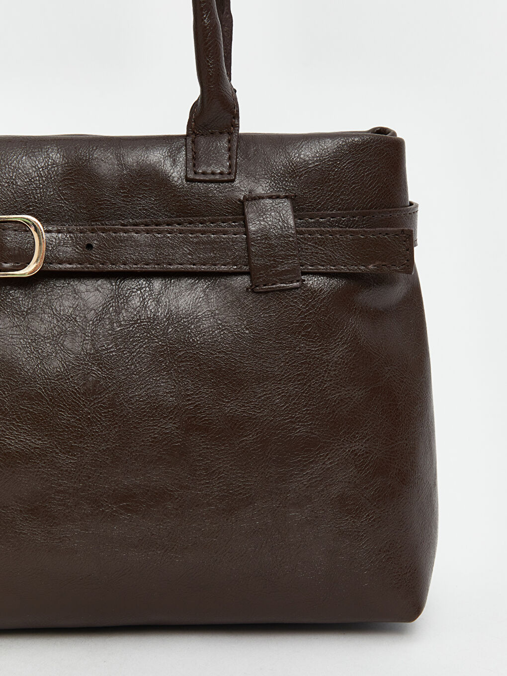 LCW ACCESSORIES Kahverengi Deri Görünümlü Kadın Kol Çantası - 1