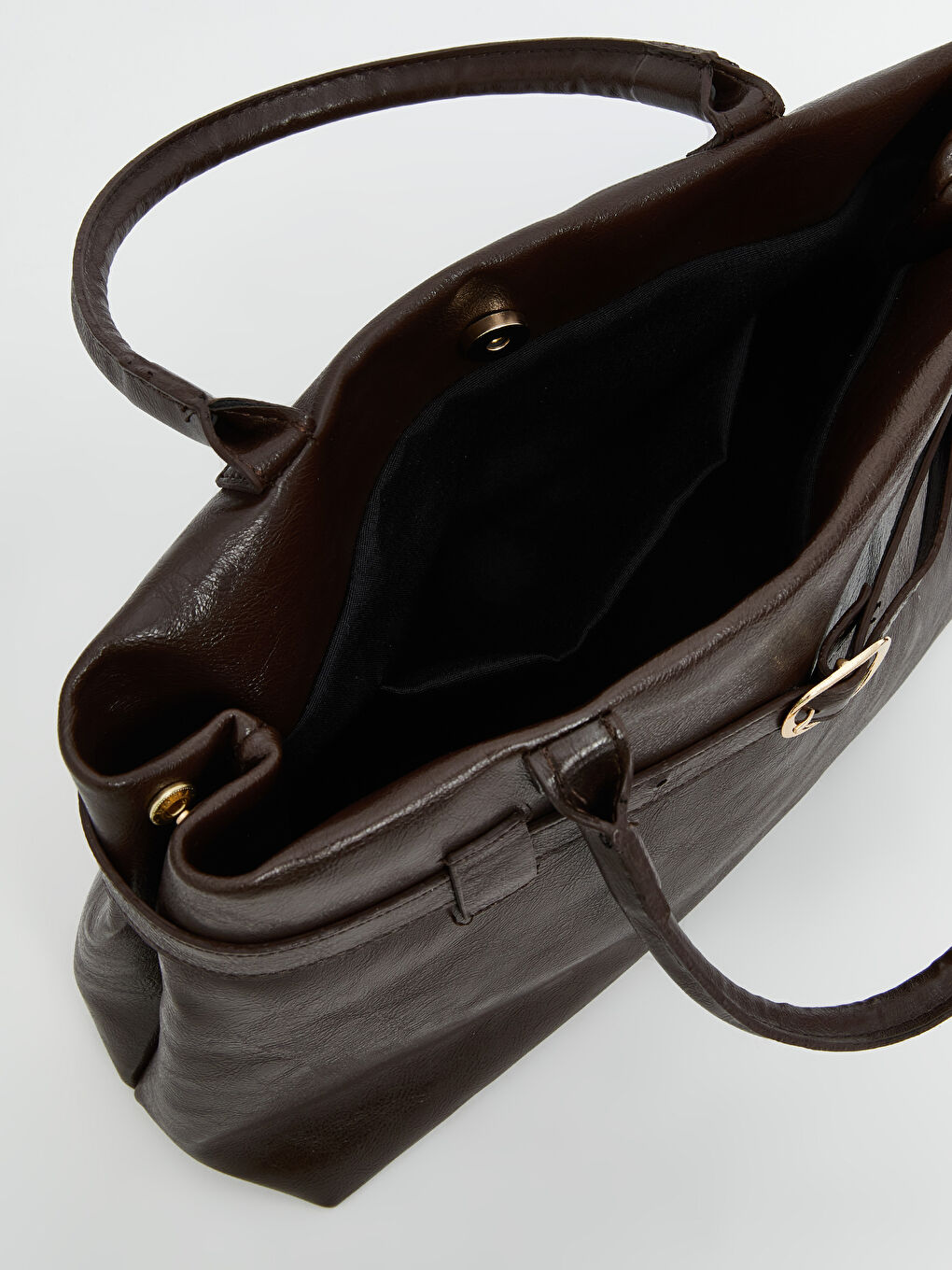 LCW ACCESSORIES Kahverengi Deri Görünümlü Kadın Kol Çantası - 2