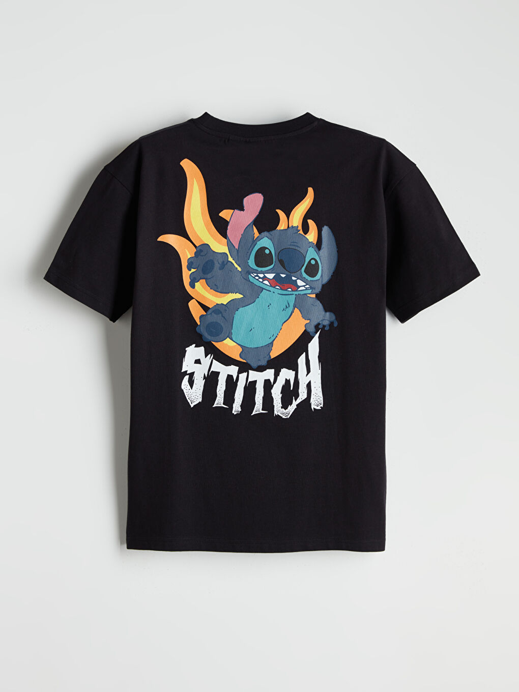 Crew Neck Stitch Printed Boys' T-Shirt -S5OR37Z4-CVL