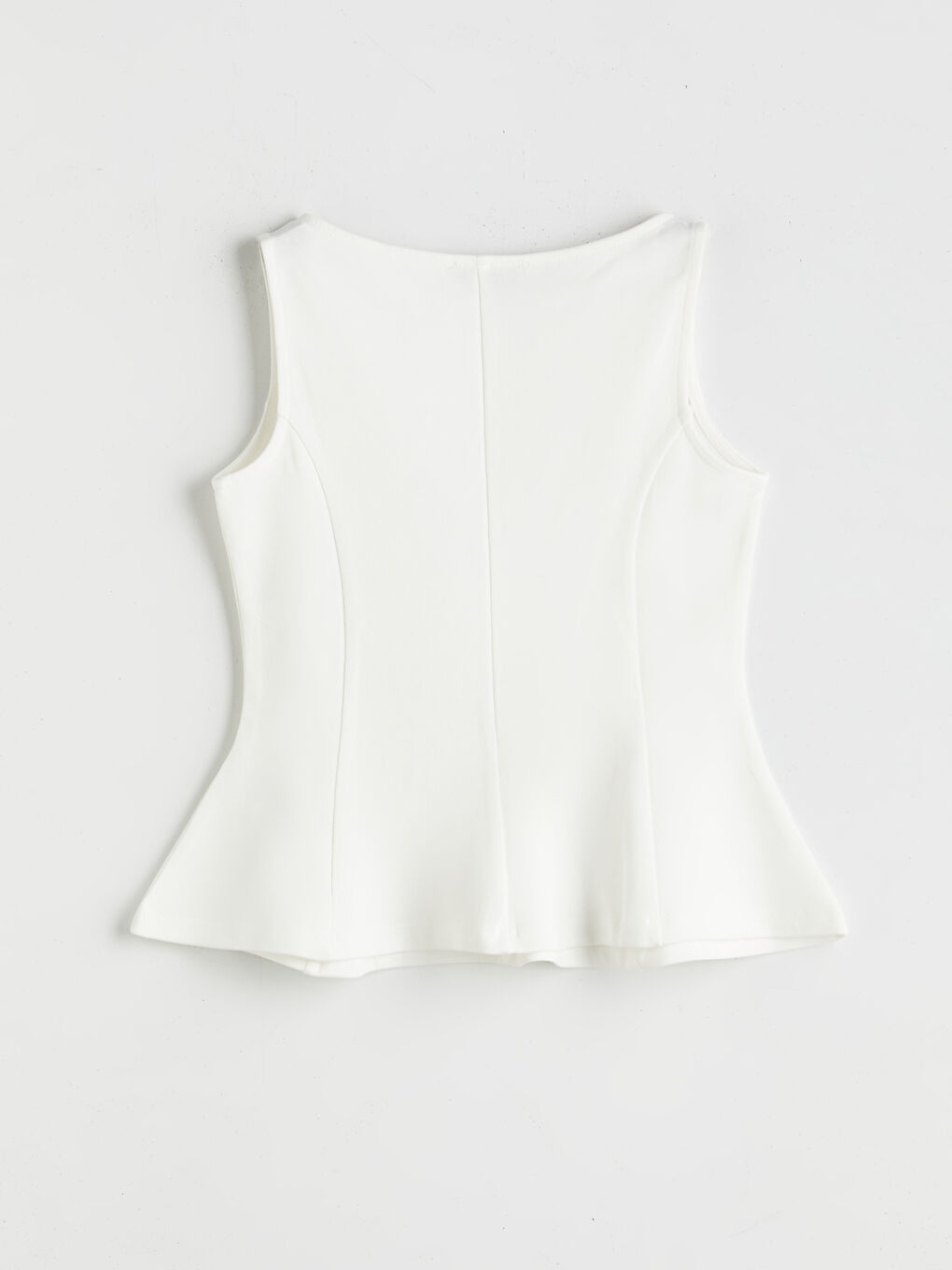 Slash Neck Peplum Blouse -S5OR43Z8-KXP