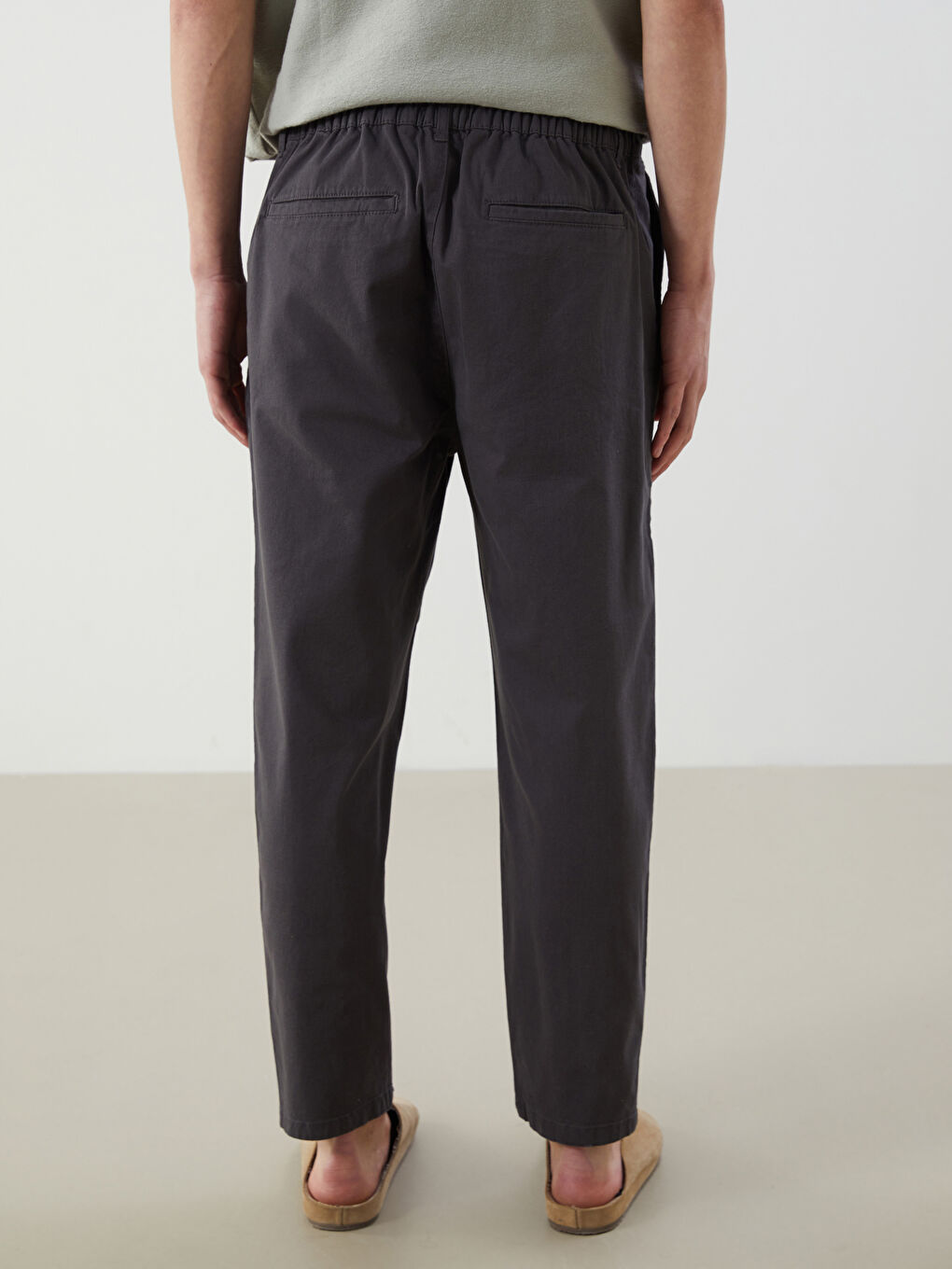 Standard Fit Twill Men's Trousers -S5OR57Z8-SEH