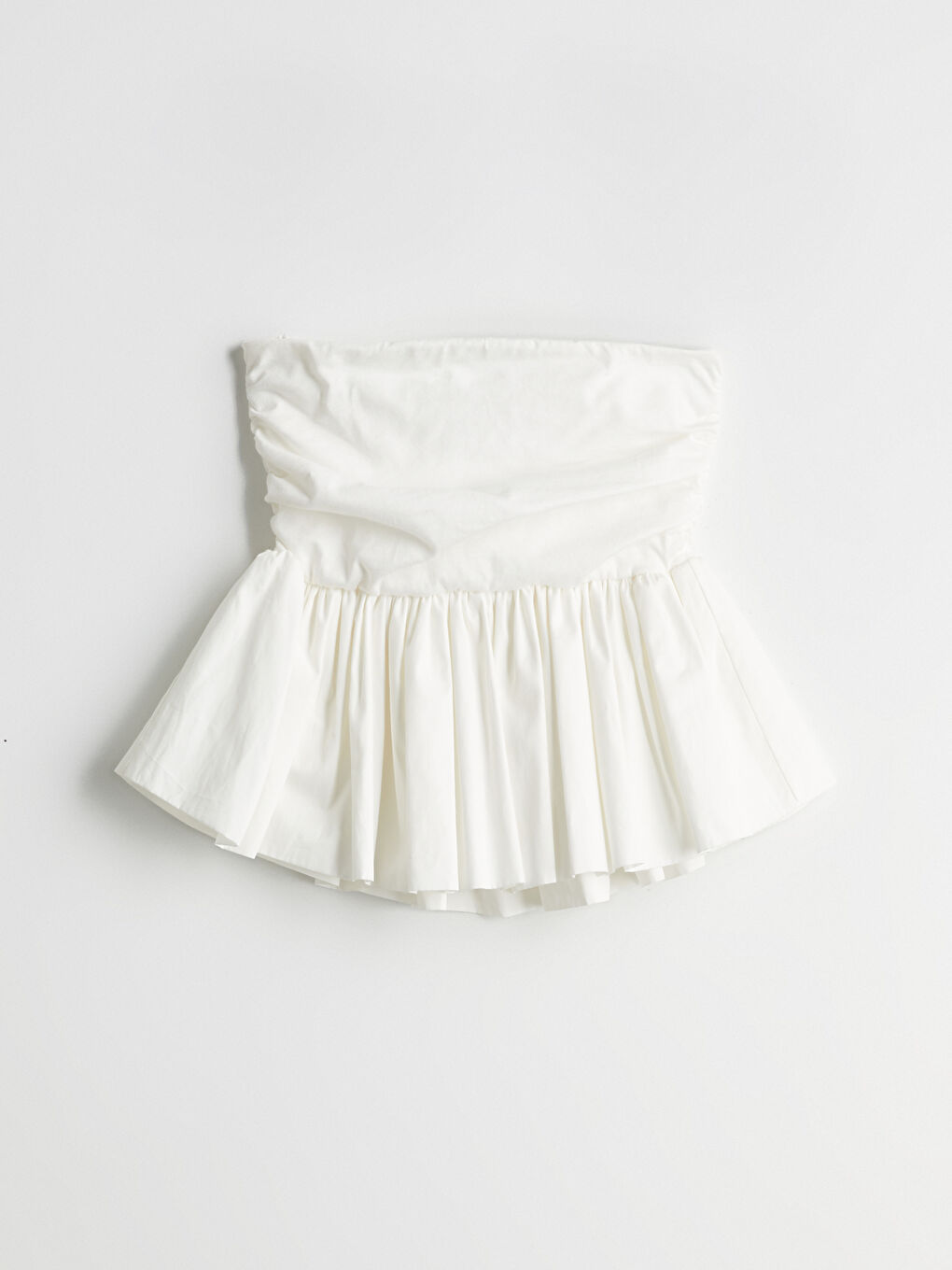 Strapless Gathered Blouse -S5OR59Z8-R9J