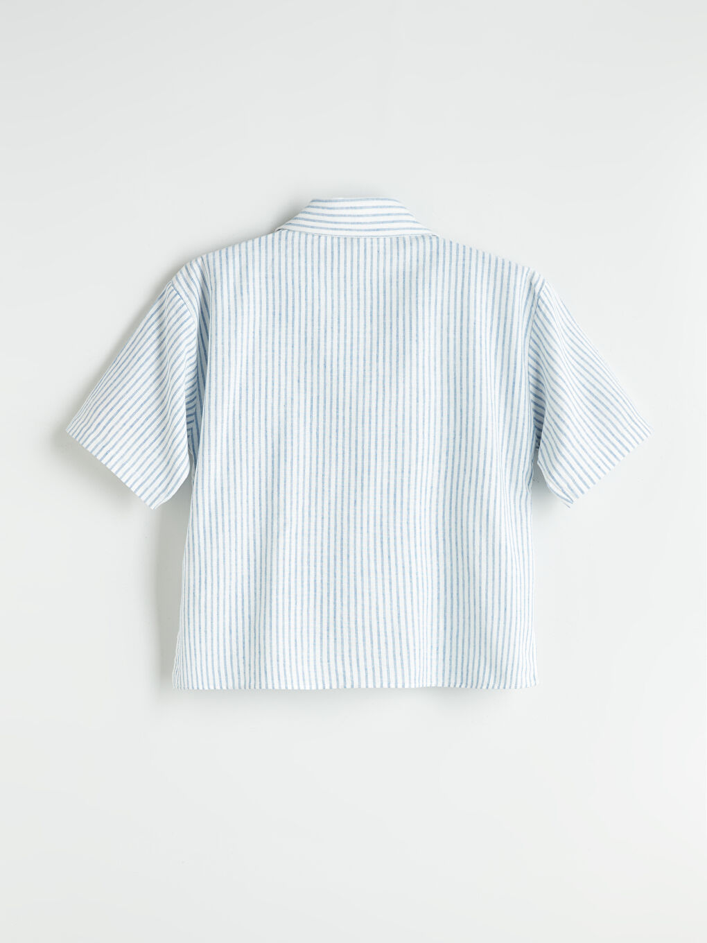 LCW Vision Striped Linen Blend Women's Shirt -S5OR94Z8-LGS