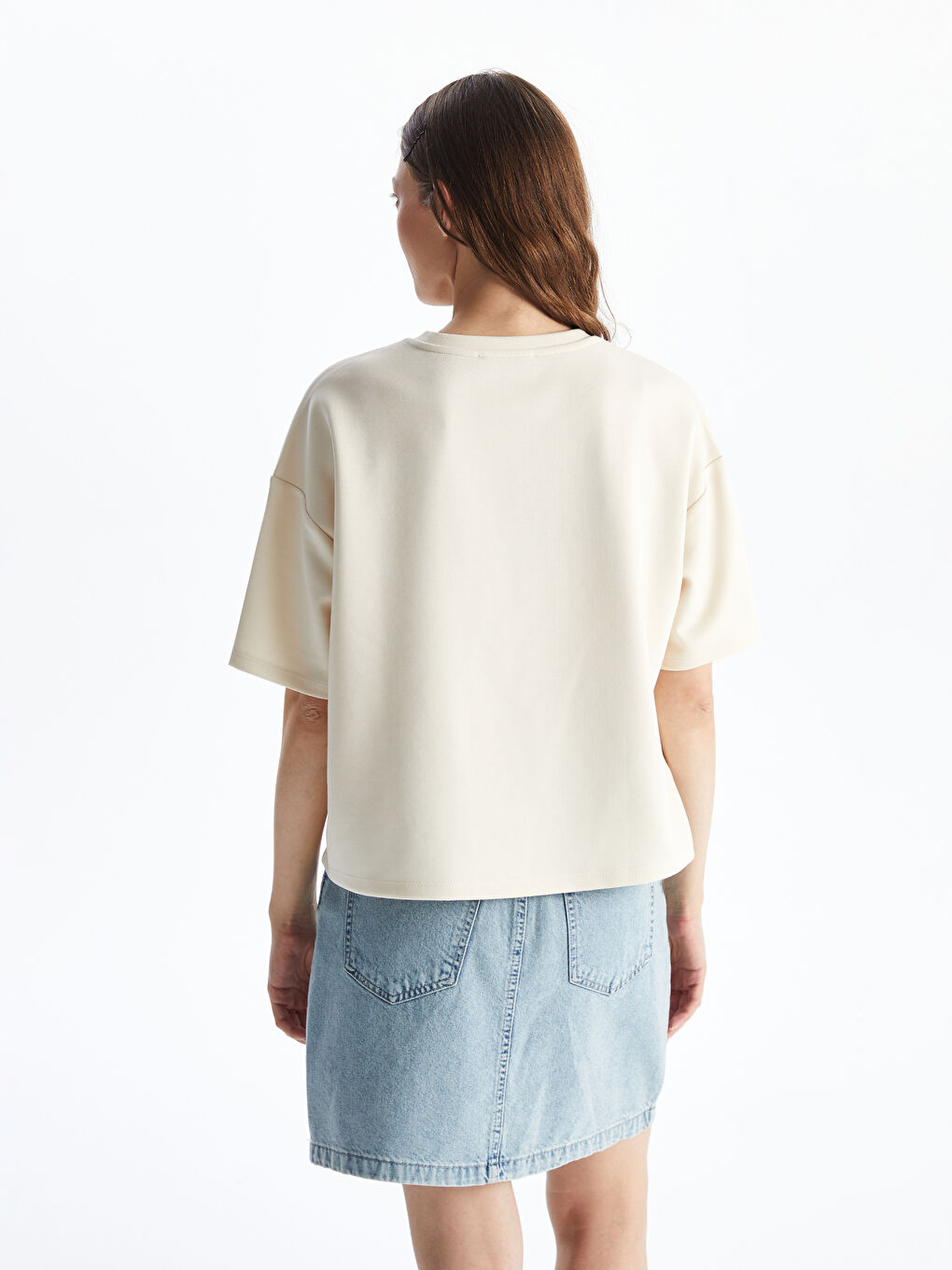 Woman BEIGE T-Shirt -S5OS05Z8-FF7