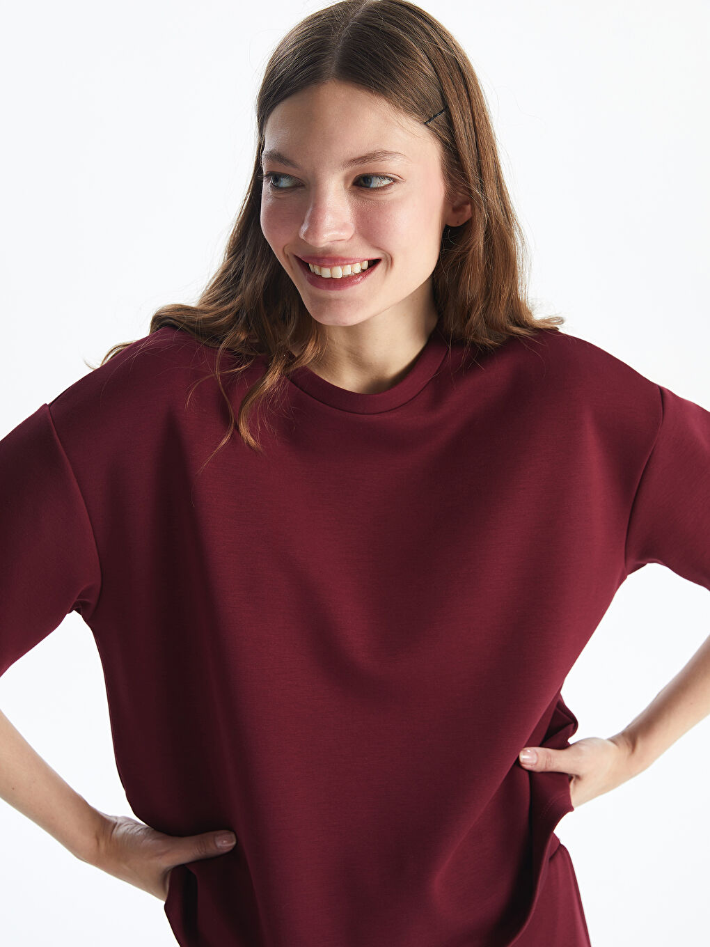 Woman BORDEAUX T-Shirt -S5OS05Z8-HRW