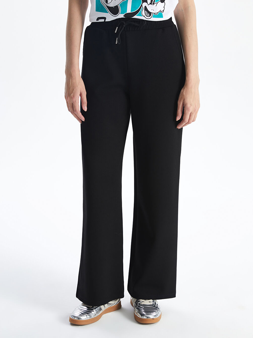 LC Waikiki Women's Sweatpants with Elastic Waist -S5OS06Z8-CVL