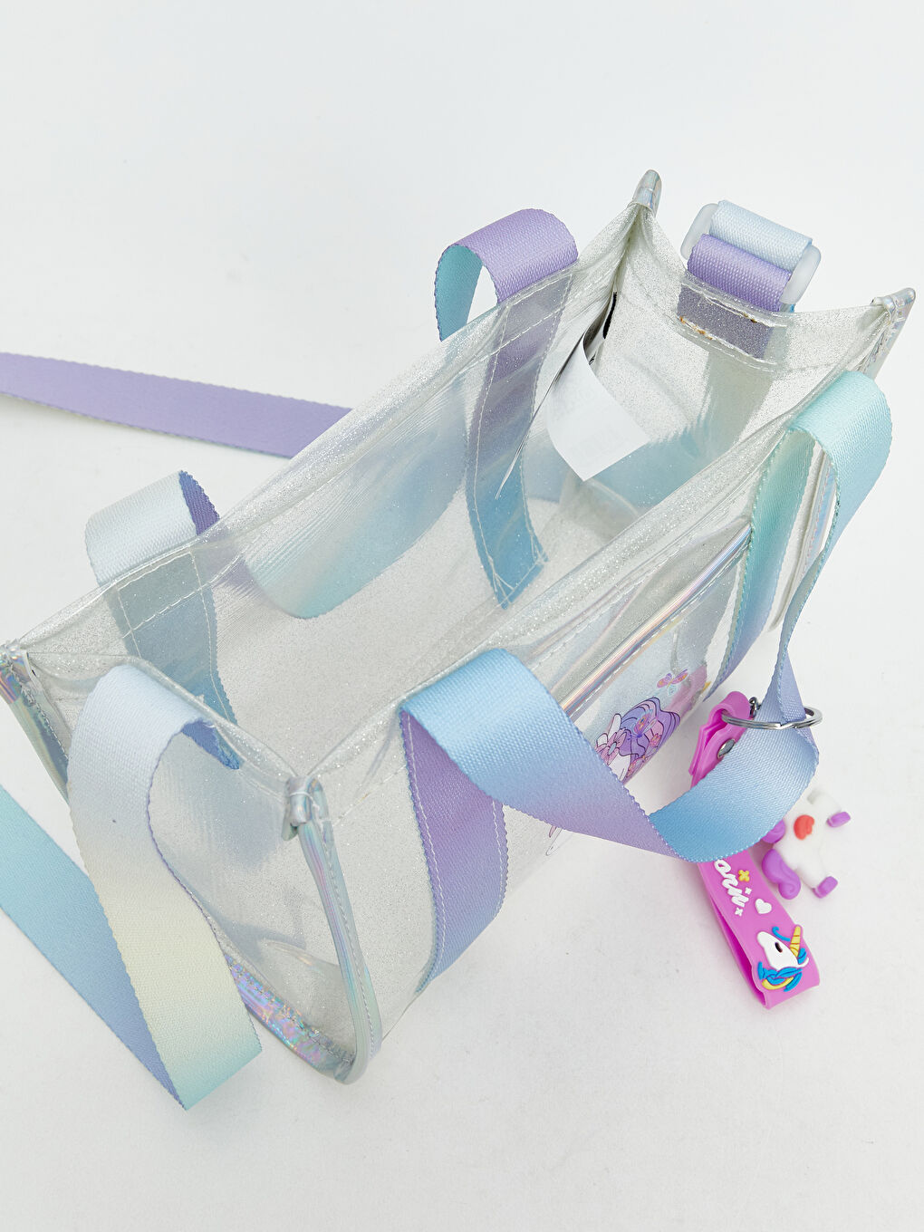 Gri Omuz Askılı Kız Çocuk Plaj Çantası-2