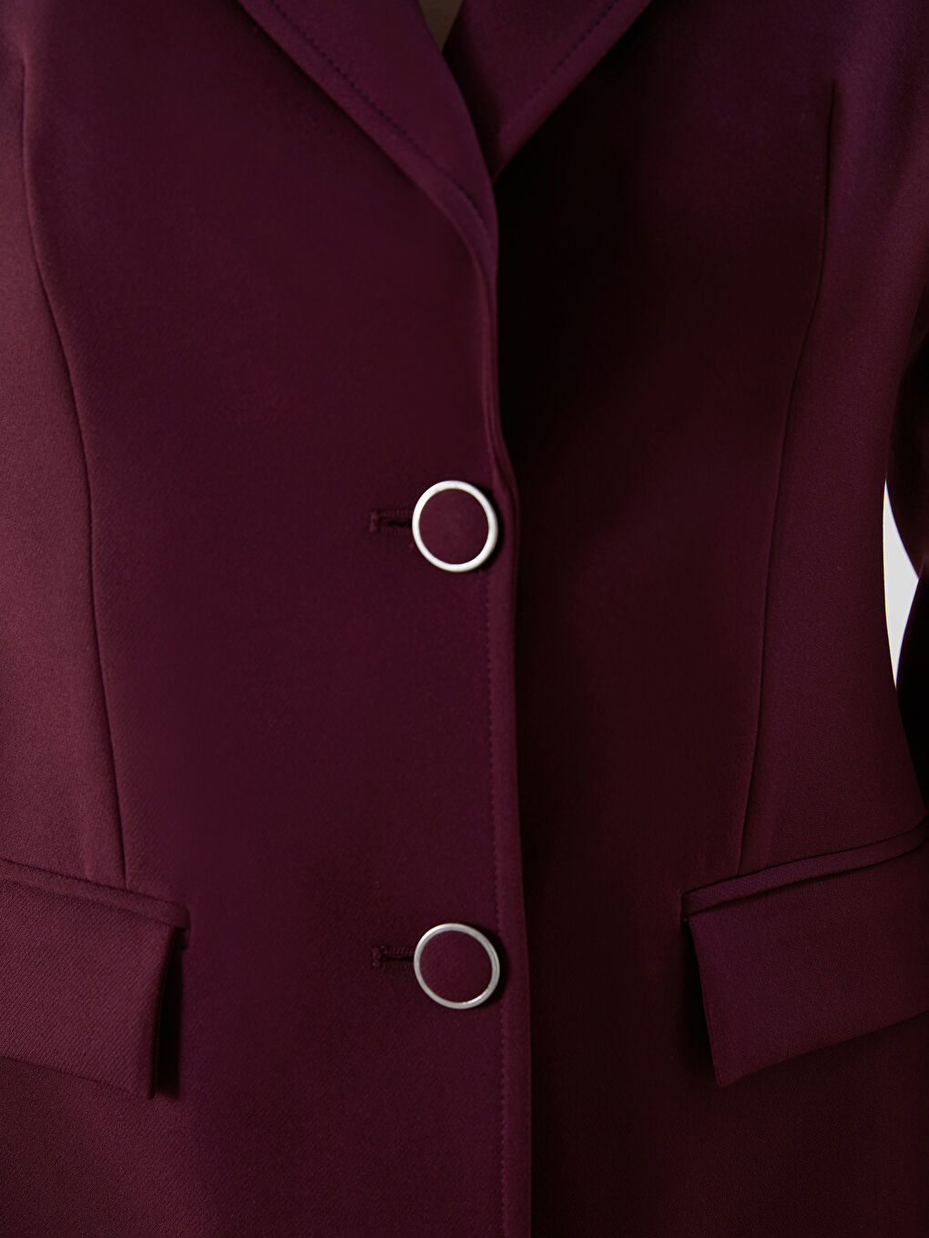 Crepe Women's Blazer Jacket -S5OS48Z8-D1H