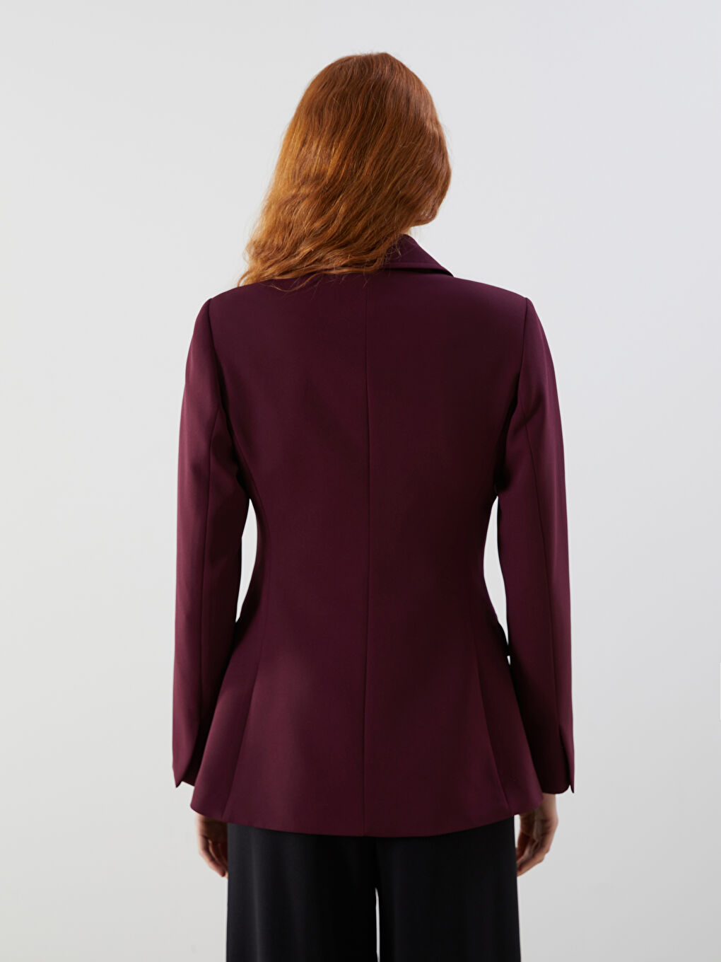Crepe Women's Blazer Jacket -S5OS48Z8-D1H