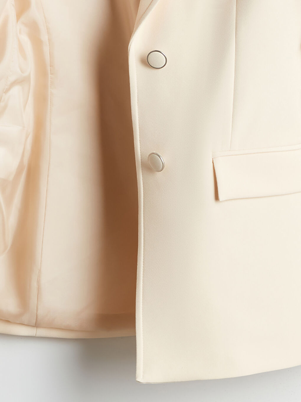 Crepe Women's Blazer Jacket -S5OS49Z8-R9J