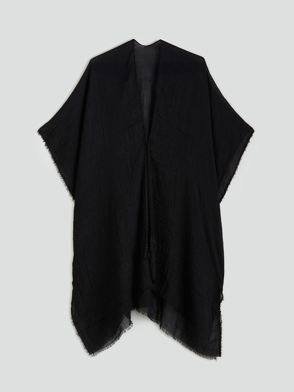 Shawl Collar Women's Kimono-4