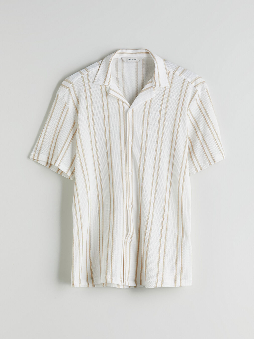 Regular Fit Short Sleeve Dobby Men's Shirt -S5OS83Z8-LE8